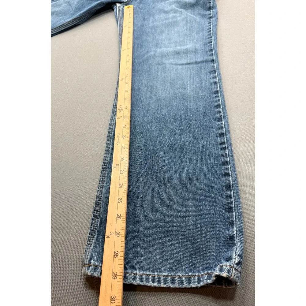 Carhartt Men's Relaxed Straight Leg Jeans Blue Denim Work Pants | 32x30